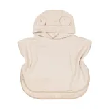 Bamboom Badeponcho Baby 0–2 Jahren - Bambus Waffel Terry - Warm White