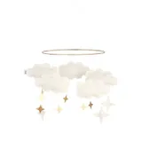Baby Bello Fantasy Clouds Laufstallmobile Pearl White