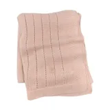 Bamboom Gestreifte Wiegendecke - Sommer - Rosa- 75 x 100 cm