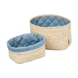 Cam Cam Quilted Aufbewahrungskörbe - Oatfield - 2 Stück