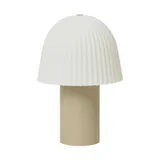Ferm Living Frill Portable Tischleuchte LED - Cashmere/White