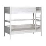 LIFETIME Kidsrooms Stockbett mit gerader Leiter, Whitewash