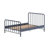 Vipack Bronxx Bett - 140 x 200 cm - Mat Blue Denim