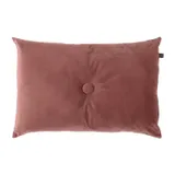 Overseas Velours Button Kissen - Blush