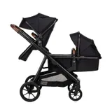 Qute Q-Twin Geschwisterwagen - Jeans Schwarz