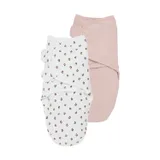 Meyco Wickeltuch - 2 Stück - Mini Panther - Soft Pink - 0-3 Monate