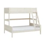 LIFETIME Kidsrooms Stockbett Family Luxe, Whitewash, 140 x 200 cm