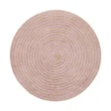 Tapis Petit Teppich Robin - Lila Pink - 110 x 110 cm