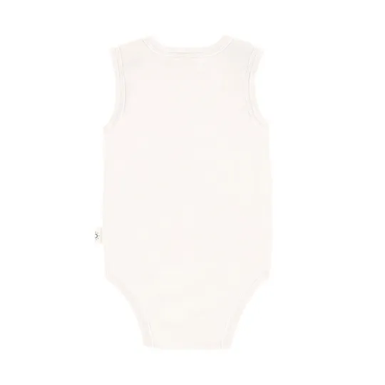 DAY Babybody Mitwachsend Ärmellos  - Off White