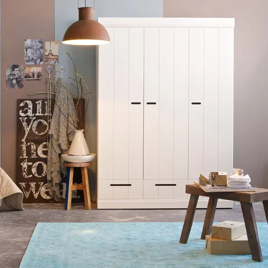 Woood Connect Schrank 3-türig mit Schublade