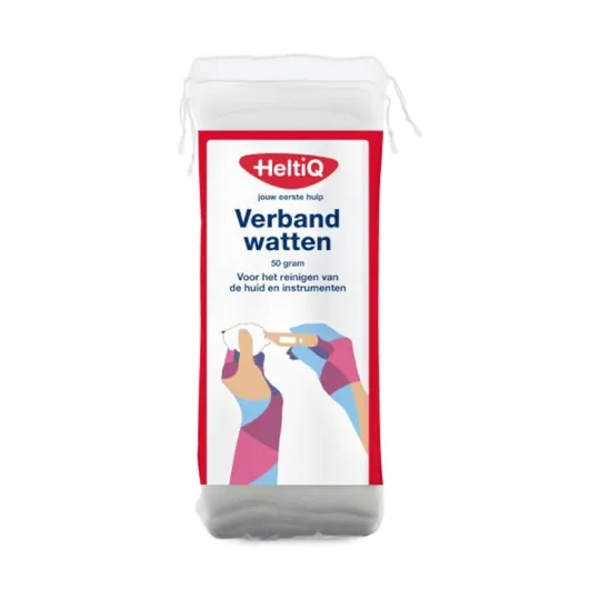 HeltiQ Verbandwatte 50 Gramm