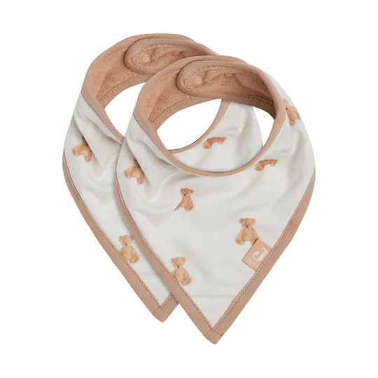 Jollein Bandana Lätzchen Teddy Bear 2 Stück