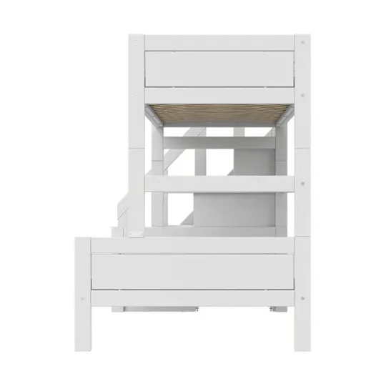 LIFETIME Kidsrooms Family Etagenbett mit Treppenschrank – Premium – 90 + 120