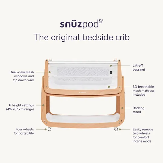Snüz Beistellbett SnüzPod⁵