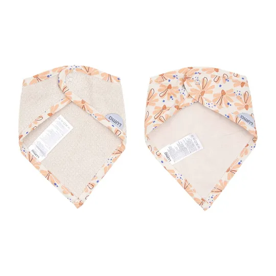 Luma Flowerfever Bandana Lätzchen - Nude - 2 Stück