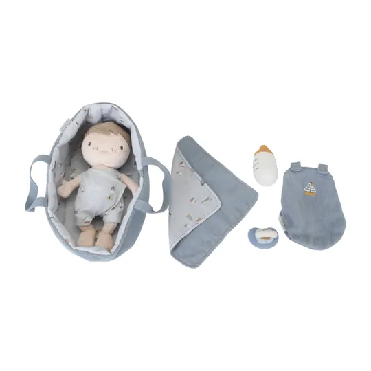 Little Dutch Sailors Bay Babypuppe - Jim - Blue