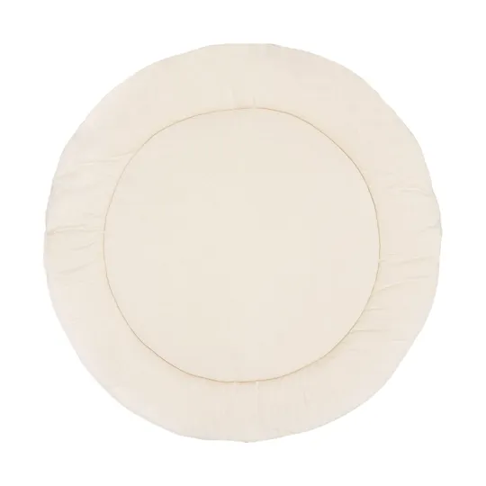 Jollein Boucle Laufstallteppich – Rund – Ø 95 cm – Natur