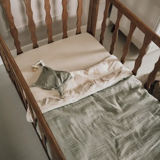 Koeka Faro Ruffle Set Babybett - Laken und Spannbettlaken