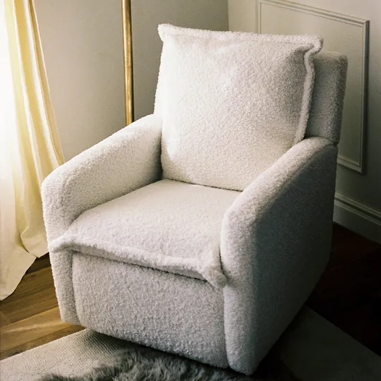 Flynn Stillstuhl - Sheepskin Cloud