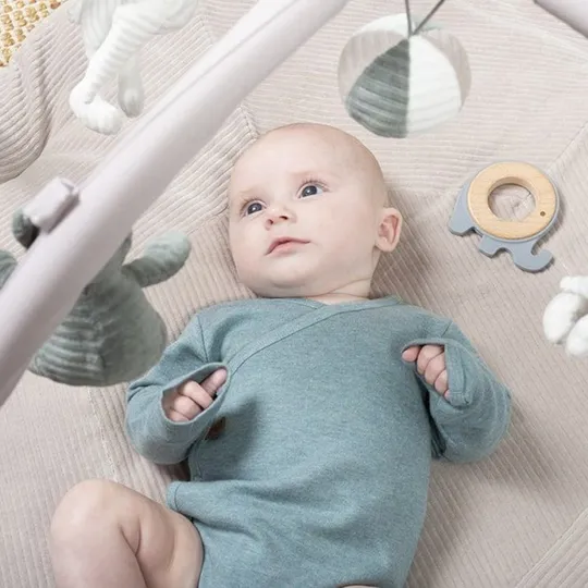 Baby's Only Melange Romper Lange Mouw Stonegreen-DE