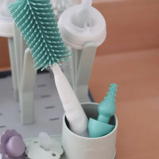 Beaba Flaschenbürste - Silikon - Sage Green