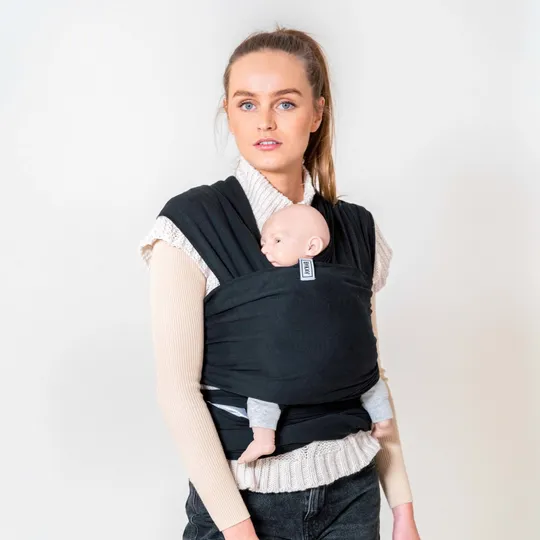 Bykay Babytrage Stretchy Deluxe - Black - Gr. M