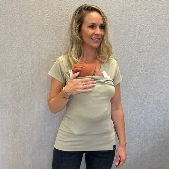 Womboo Beutelshirt Damen - Taupe