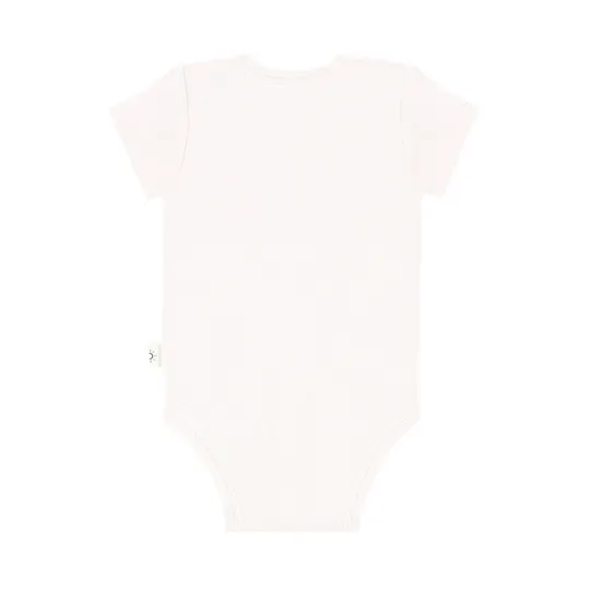 DAY Babybody Mitwachsend Kurzarm - Off White