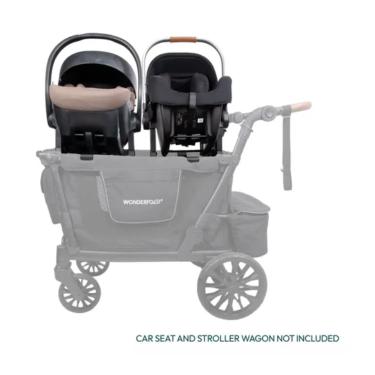 Wonderfold L4 Autositzadapter (Nuna/Cybex/Maxi-Cosi) – Schwarz