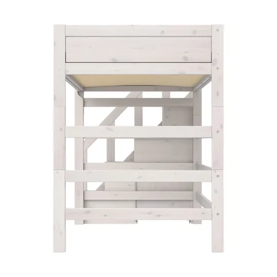 Life Time Premium Hochbett - 177 cm - 120 cm - Mit Treppenschrank