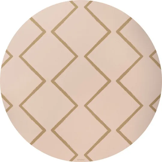 Eeveve Bodenmatte Rund - Beni - Autumn Gold