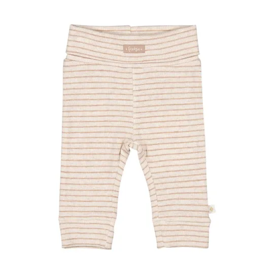 Feetje The Magic is in You Rippstrickhose - Streifen - Taupe Melange