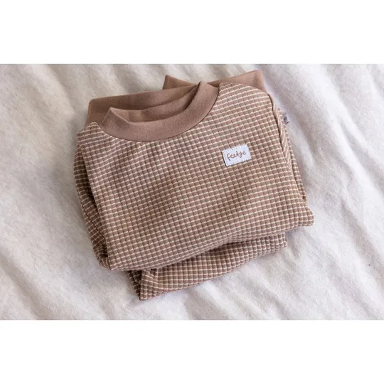 Feetje Waffel Pyjama - Autumn Special Braun