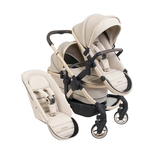 ICandy Peach 7 Geschwisterkinderwagen - Essential Bundle