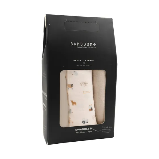Bamboom Swaddle Muslin - Medium - 75 x 75