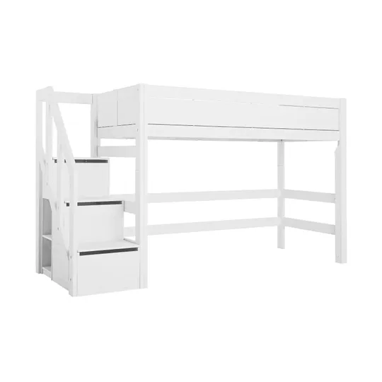 LIFETIME Kidsrooms Hochbett mit Treppenschrank