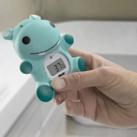 Alecto Thermometer Bad Und Zimmer - BC11 - Nilpferd