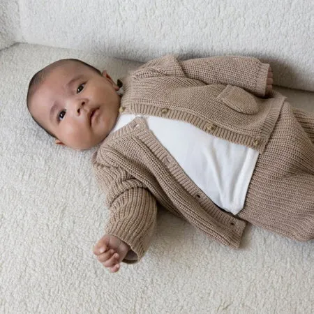 Feetje Strickjacke Gestrickt - The Magic Is In You - Taupe