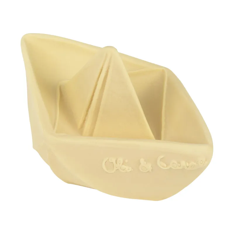 Oli & Carol Bade- und Beißspielzeug Origami Boot