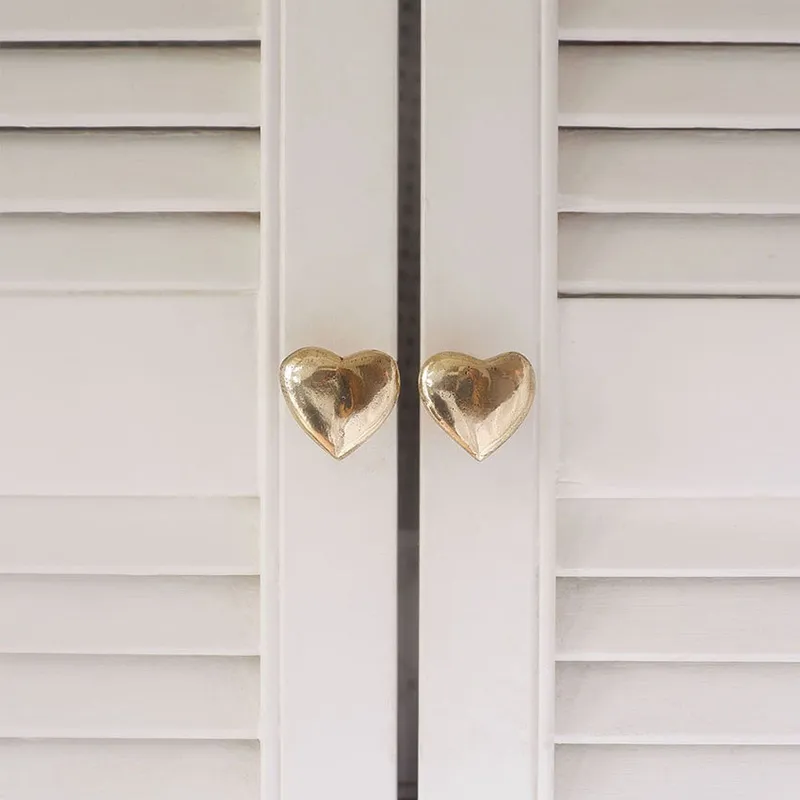 Doing Goods Holly Heart Knauf - Gold Shiny