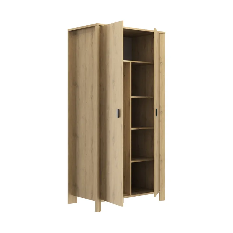 Gautier Kleiderschrank 2-Türig - Lugano