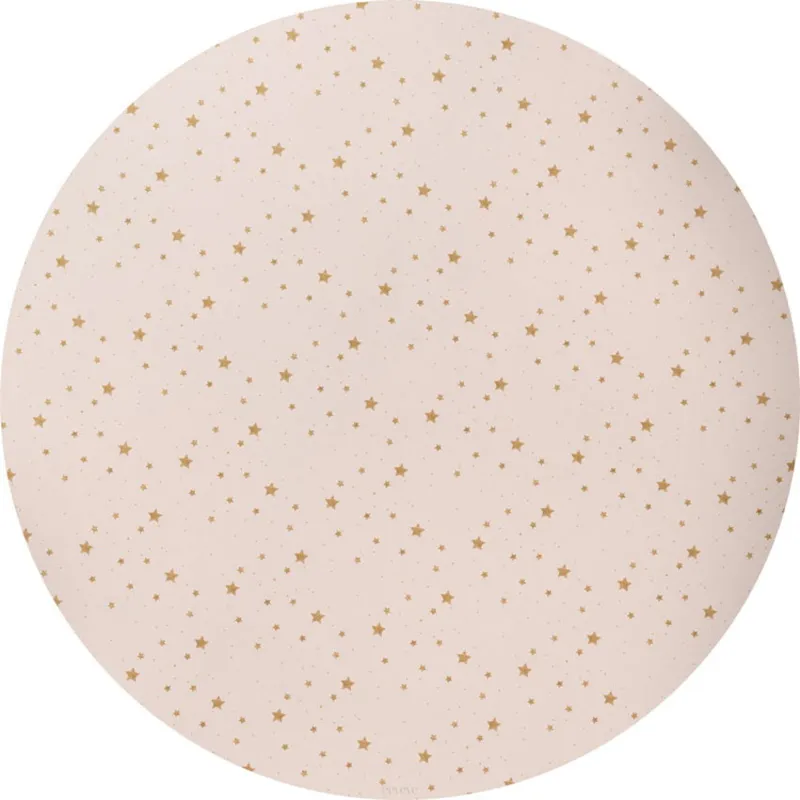 Eeveve Bodenmatte Rund - Stars Almond
