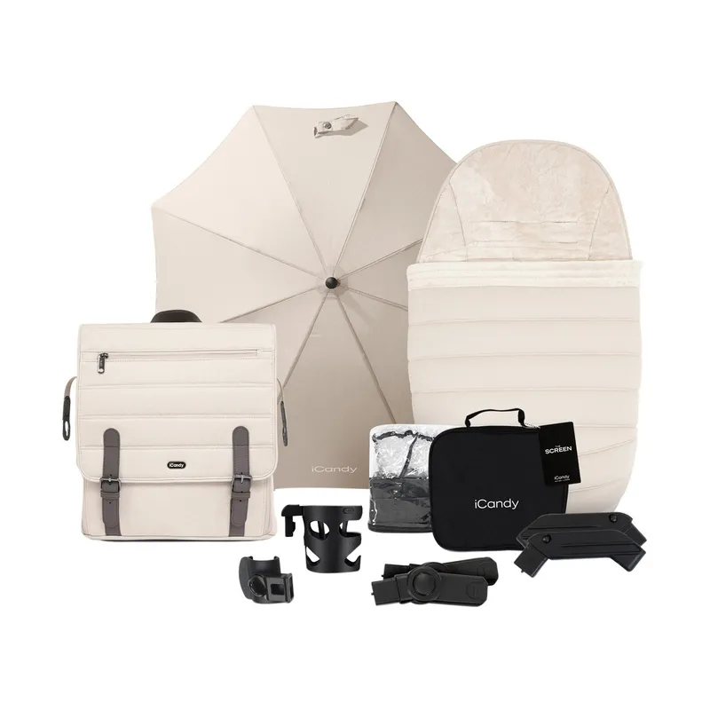 ICandy Peach 7 Twin Kinderwagen - Essential Bundle