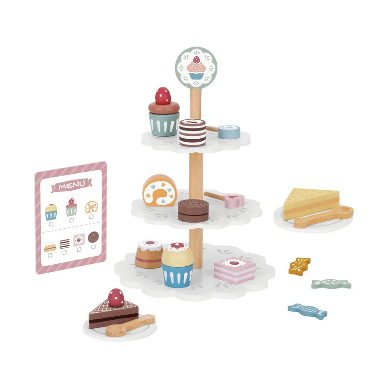 Tooky Toy Dessert Etagere - Holz