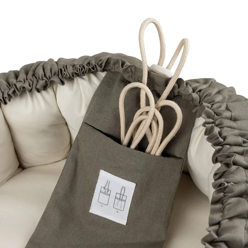 Sebra Babynest 3-in-1 - Dark Olive