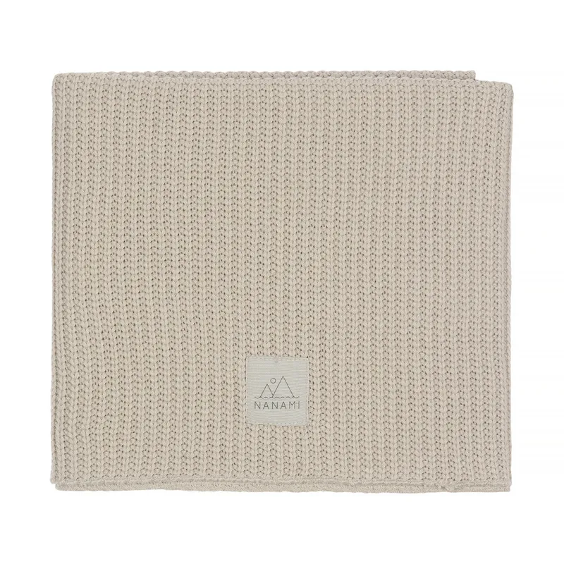 Nanami Baby Decke Rib Knit - 75 x 100 cm - Beige