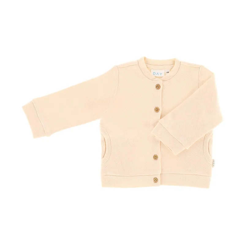 DAY Jacke mit Knöpfen – Gestreift – Apricot