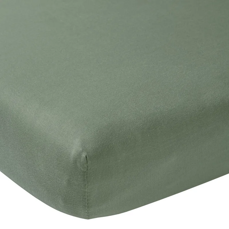 Meyco Jersey Spannbettlaken - 60 x 120 cm - Forest Green