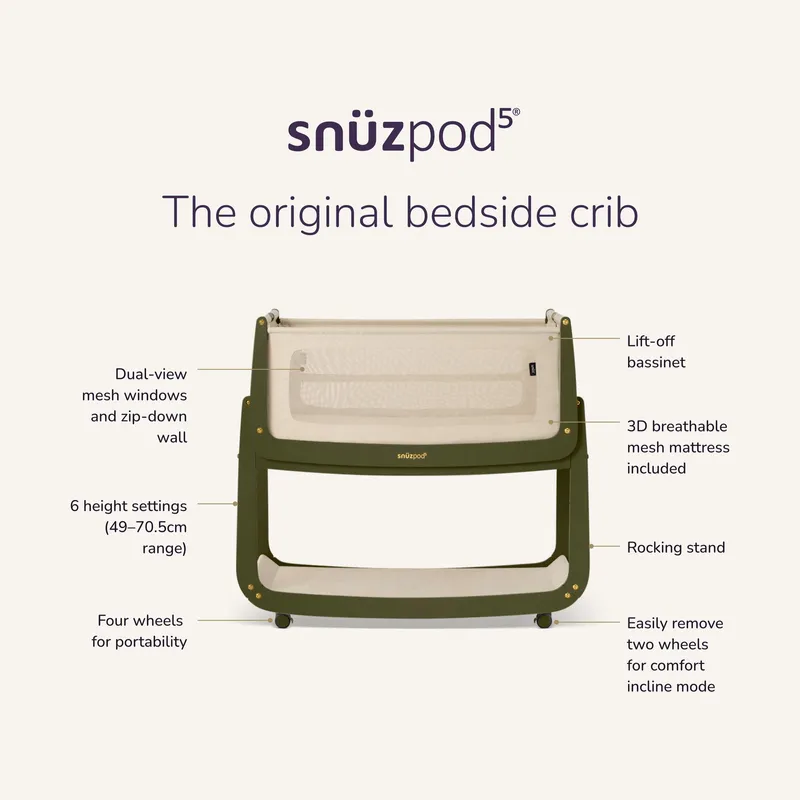 Snüz Beistellbett SnüzPod⁵