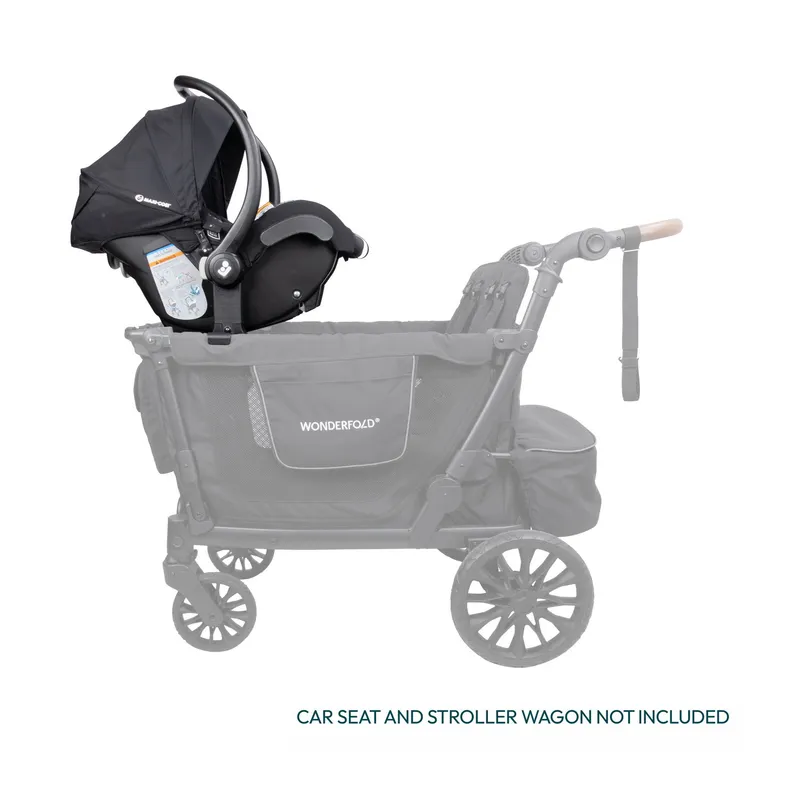 Wonderfold L4 Autositzadapter (Nuna/Cybex/Maxi-Cosi) – Schwarz